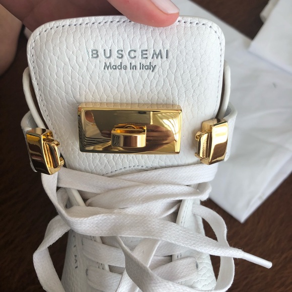 Buscemi 100mmwhite sneakers - Picture 6 of 7